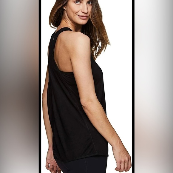 RBX Active Women's Fashion Back Detail Flowy Yoga Tank Top size L - Picture 2 of 7